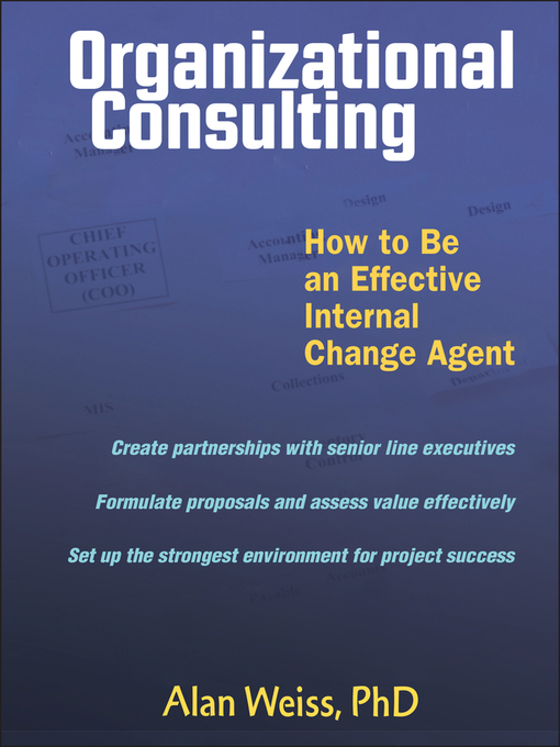 Title details for Organizational Consulting by Alan Weiss - Available